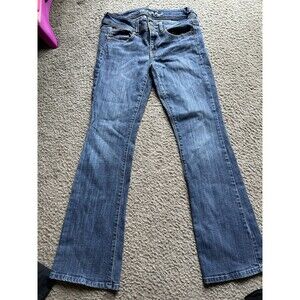 American Eagle Women's Original Boot Cut Jeans Size 4 Short Denim 29" Inseam